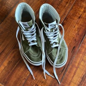 Vans Sk8-hi In Army Green 6.5